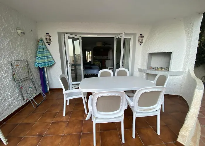 Chimenea With Pool And Lovely Garden