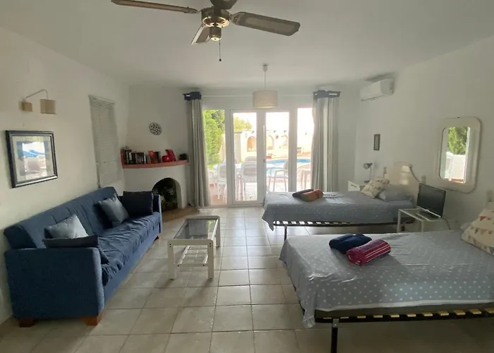 Chimenea With Pool And Lovely Garden